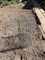 Gitter-Kompost aus Metall für Garten