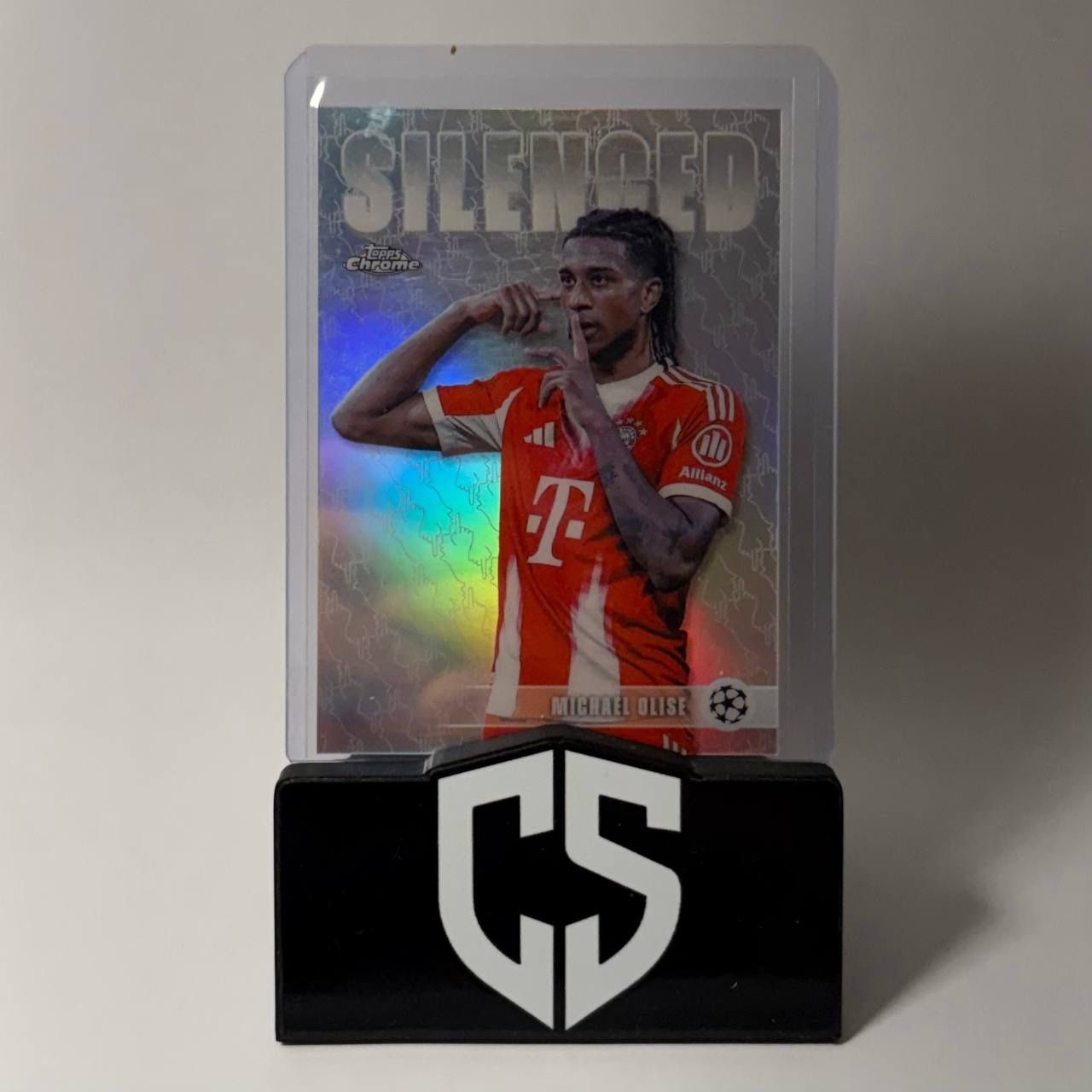 Panini Sammelbilder & Trading cards: 2025 Topps Chrome UEFA Michael Olise Silenced Refractor – Gebraucht aus Oftringen von collectsupply