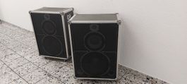 2x PA für live musik , GA Green boxen 300 watt