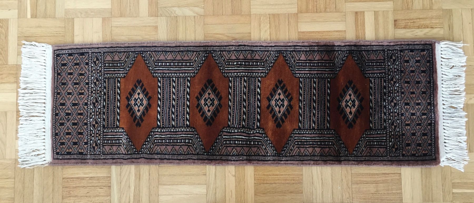 Teppiche: Teppichläufer klein 110 x 31,5 cm – Gebraucht aus Kriens von Niklaus014