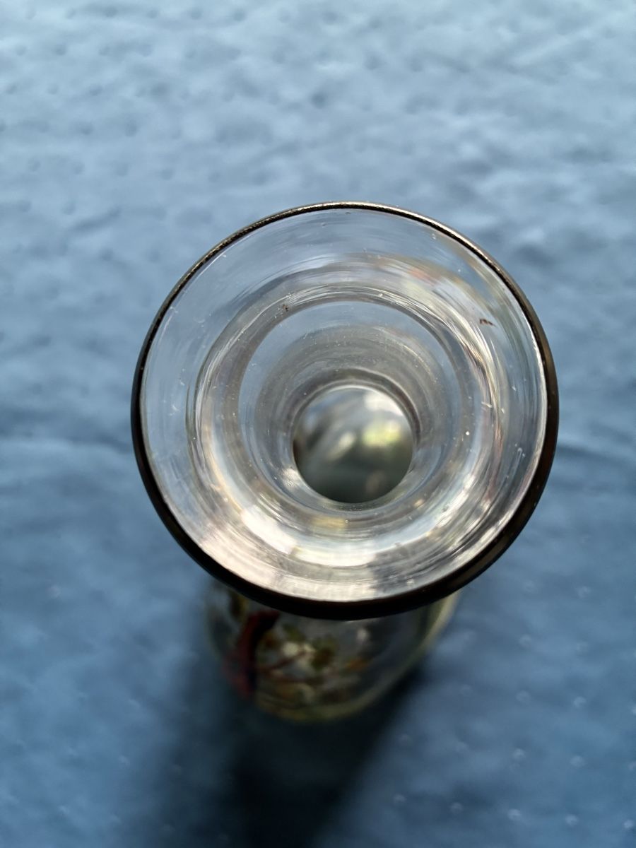 Caraffe: Antike Schnapsflasche mit 4 Gläschen und kleiner Flasche – Usato da Dornach venduto da Rosengarten 6