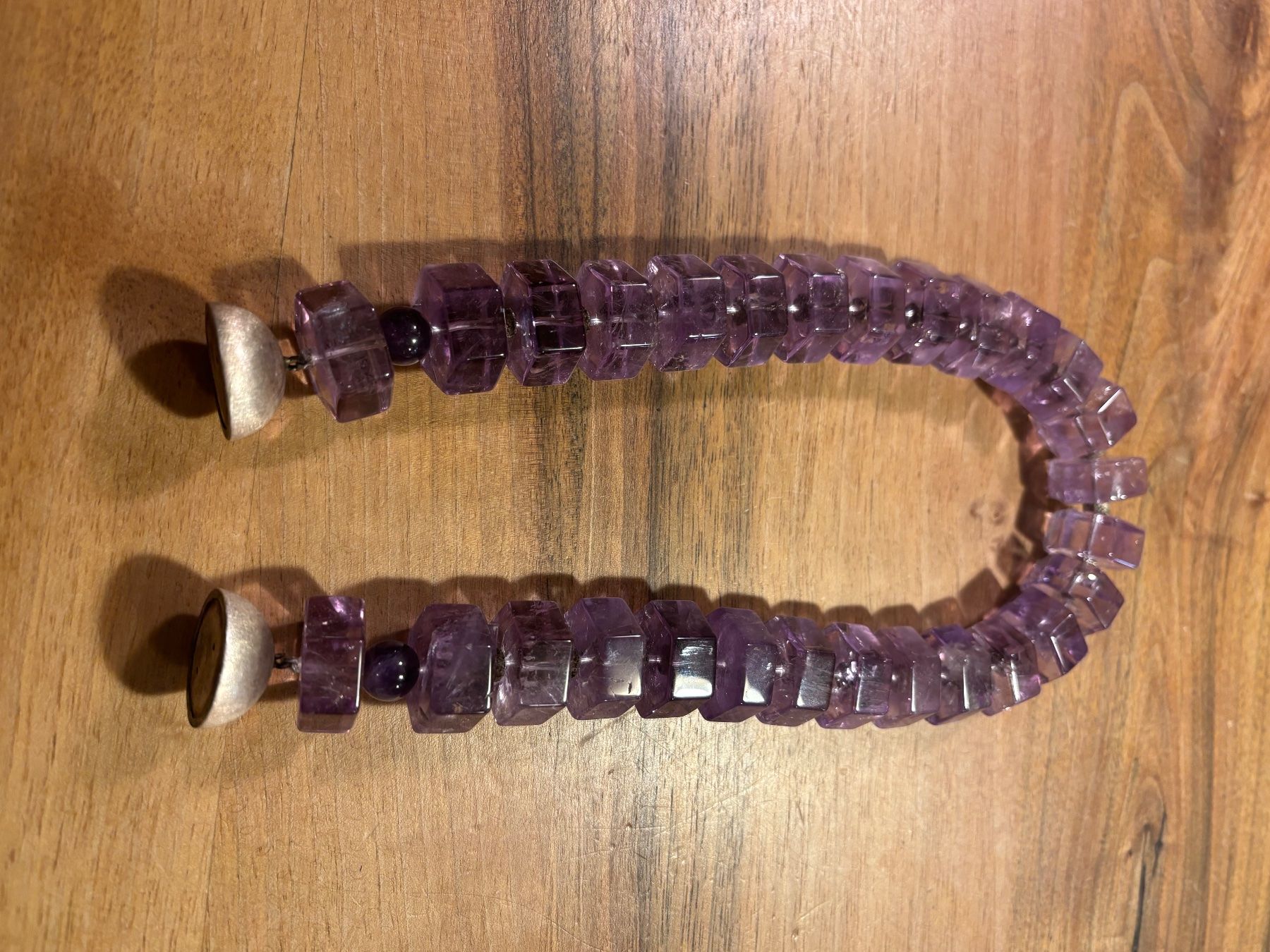 Bracciali & Braccialetti: Collier "Amethyst" mit Magnetverschluss Silber – Usato da Würenlos venduto da Rekalo 2
