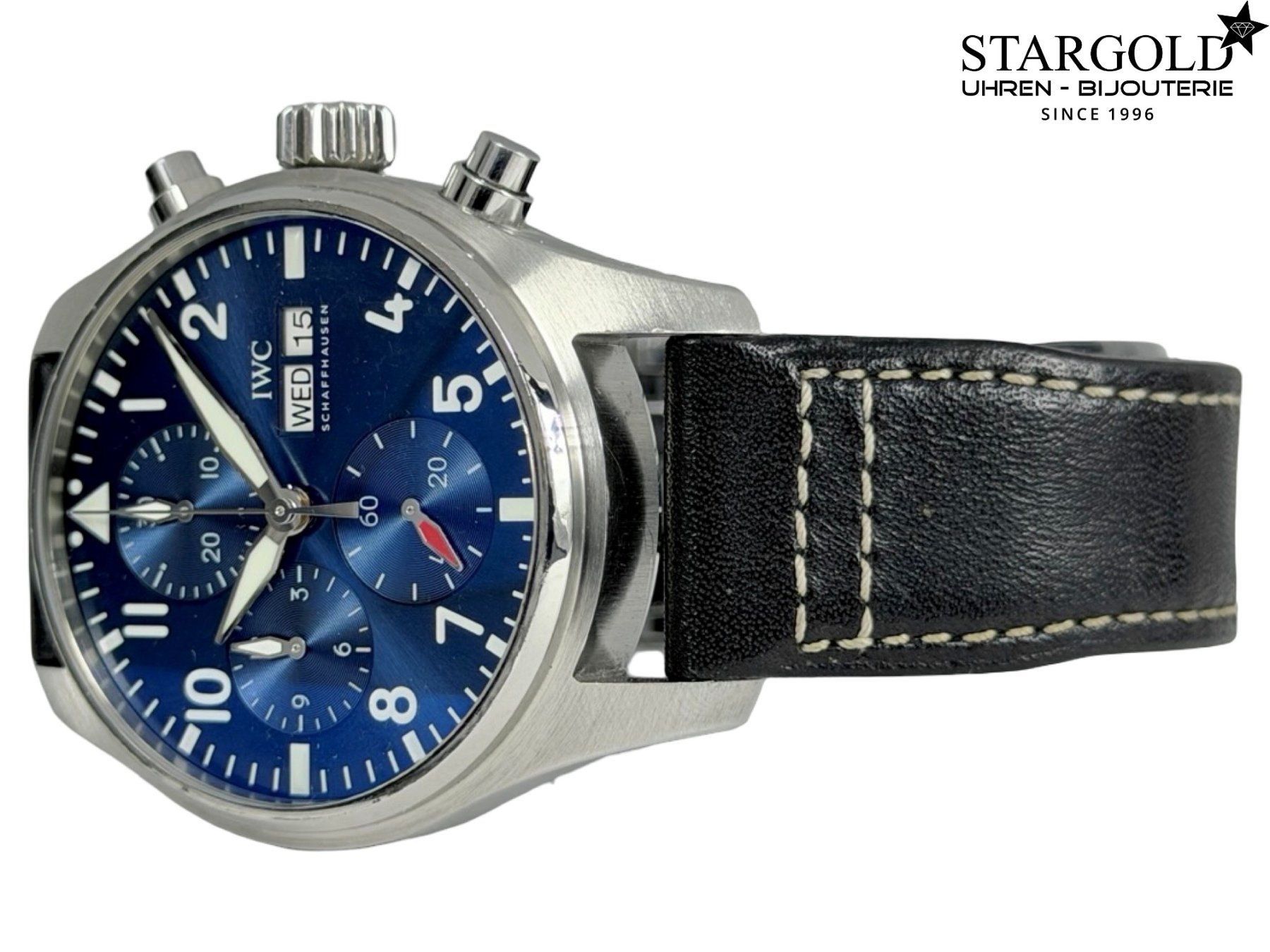 IWC Uhren: IWC Fliegeruhr Chronograph - IW388101 – Gebraucht aus Zürich von Stargold-Uhren 7