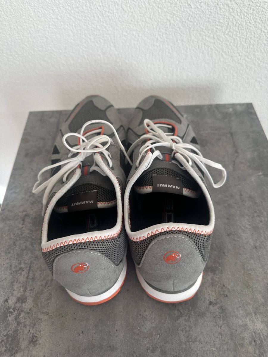 Mammut Scarpe da uomo: Mammut Trailrunning Schuhe, Grau/Orange, Grösse 44 – Usato da Uzwil venduto da Calla03 1
