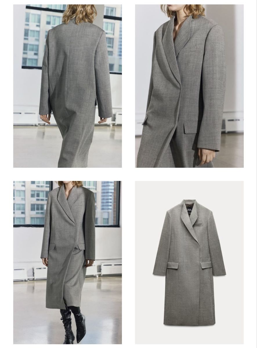 Zara Cappotti: Elegant Wool Coat, M - 100% wool – Nuovo e nell'imballaggio originale da Veyras venduto da ValClasse 2