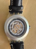 Swatch Irony Diaphane Automatique homme cuir bon état