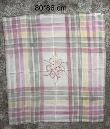 Élégant foulard en soie – 80 x 86 cm