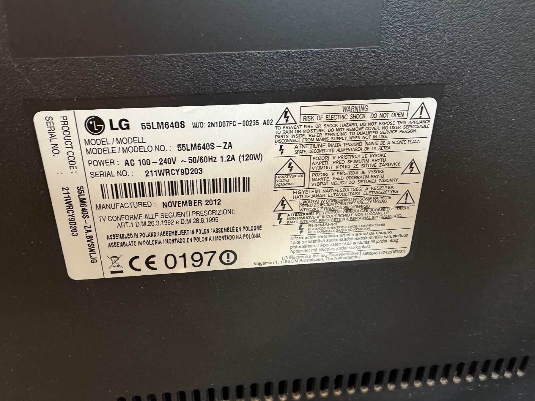 LG Televisori: LG Fernseher 55" – Usato da Muhen venduto da CMARO07 5