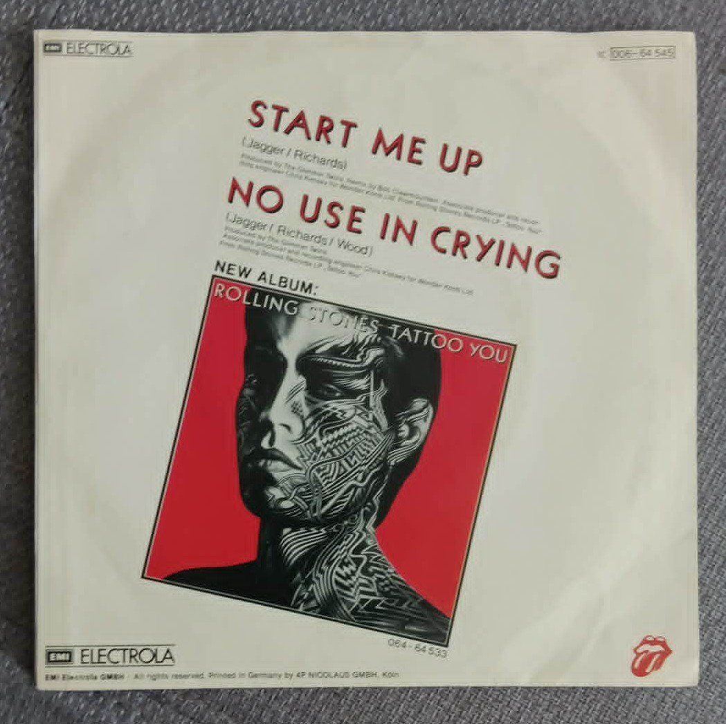 Vinyles: Rolling Stones – Start Me Up / disque 7" vinyl 1981 – D'occasion à Le Locle par borgespatricia 1