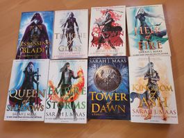 Throne of glass v. Sarah J. Maas, englisch, Band 1-8