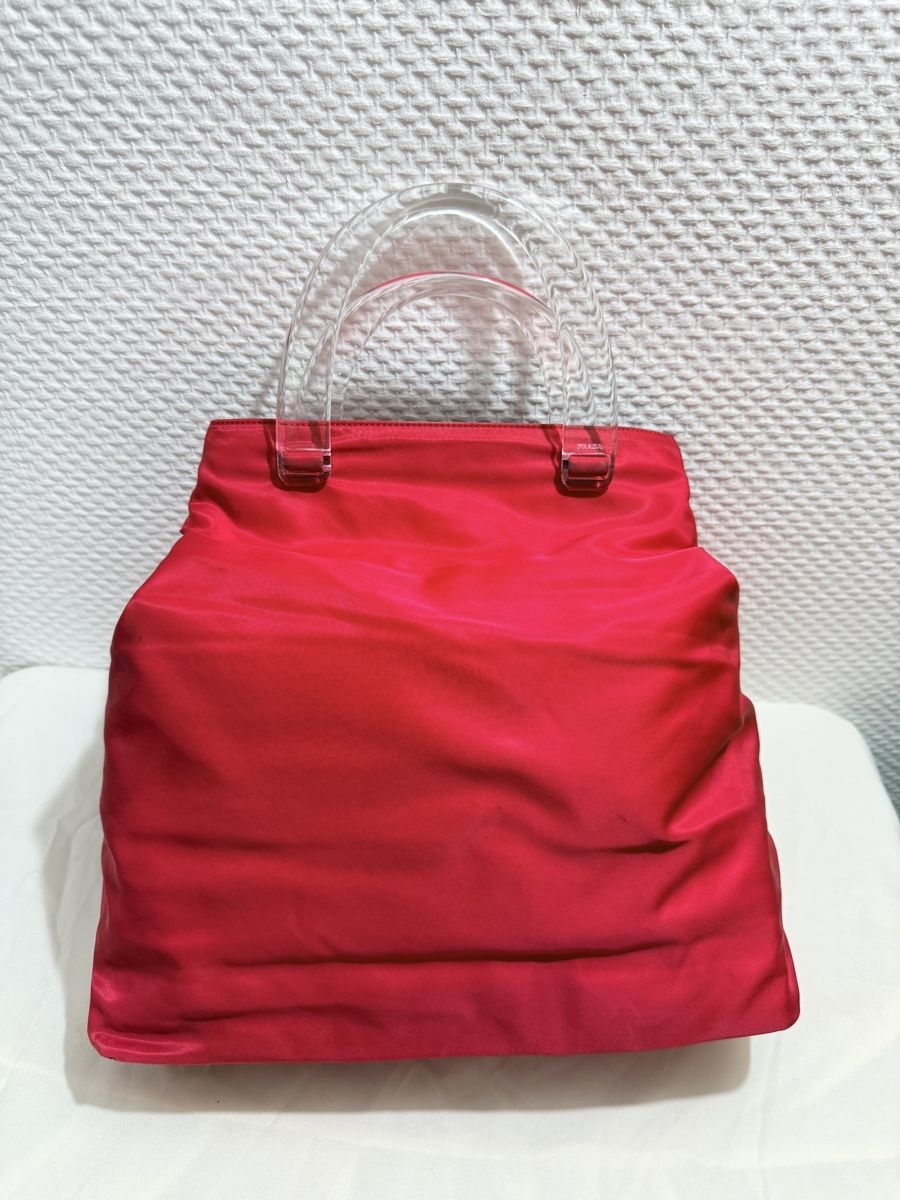 Prada Borse da donna: Prada Nylon Handbag Shoppers Acrylic Handle – Usato da Geneve venduto da DarlingVintage 3