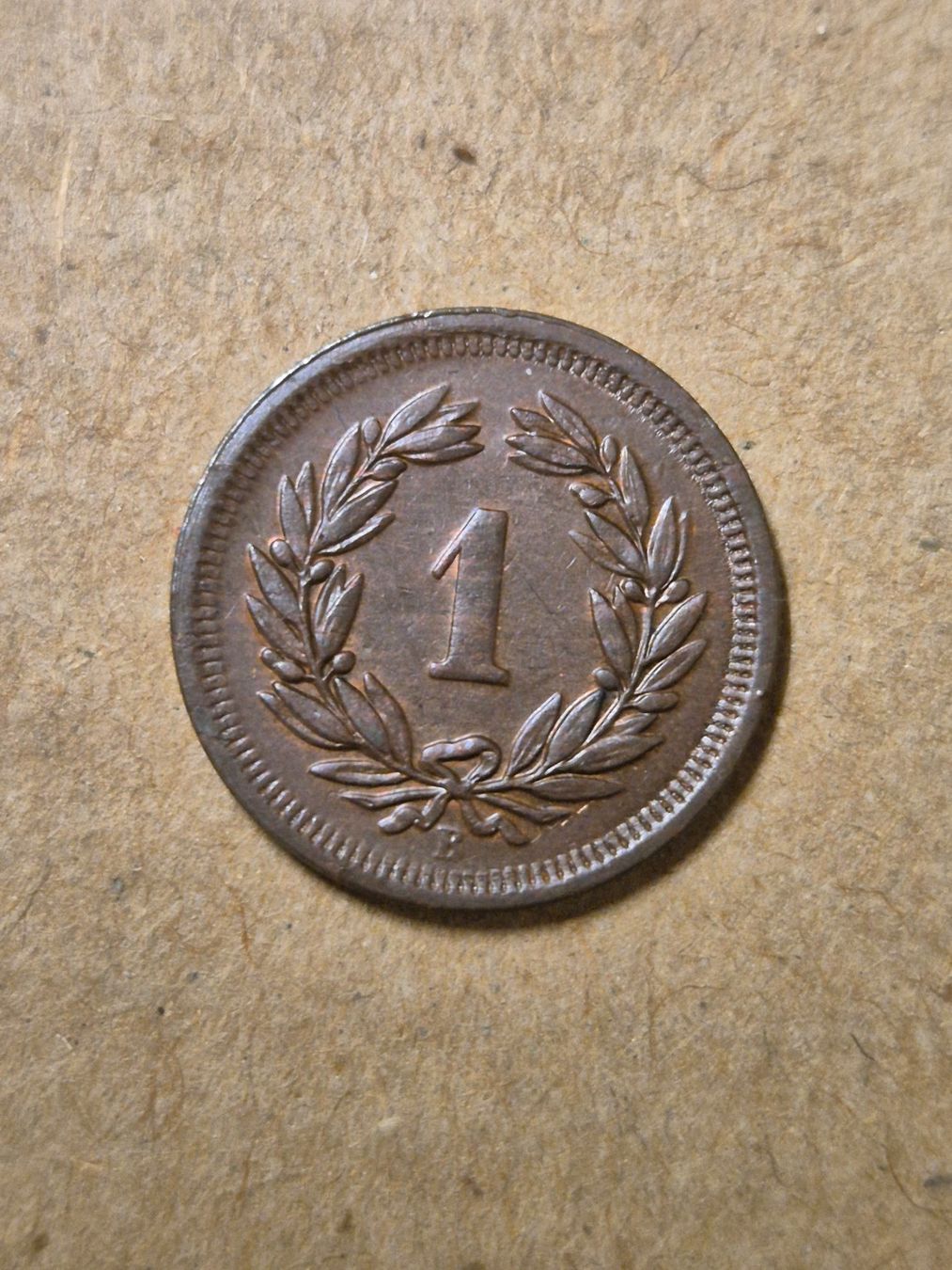 Alle Münzen: 1 Rappen 1904 - Kat. Fr. 75.-- - selten! – Gebraucht aus Mels von Goldenfalcon 1