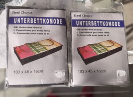 Unterbettkommode Best Choice, 2 Stück, 103x45x16cm