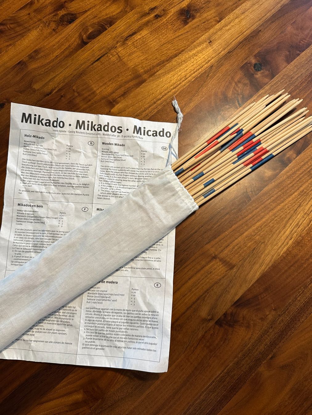 Giochi: Riesen-Mikado – Nuovo (secondo la descrizione) da Endingen venduto da Jilly-Lilly