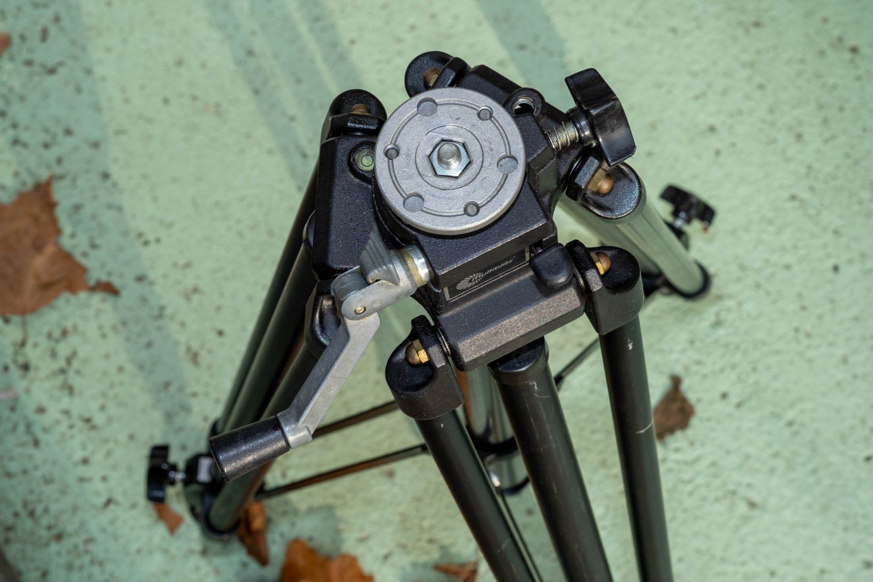 Manfrotto Stative & Köpfe: Manfrotto Triman 028 black tripod pro Hmax 227cm Multiblitz – Gebraucht aus Lausanne von Athanor 3