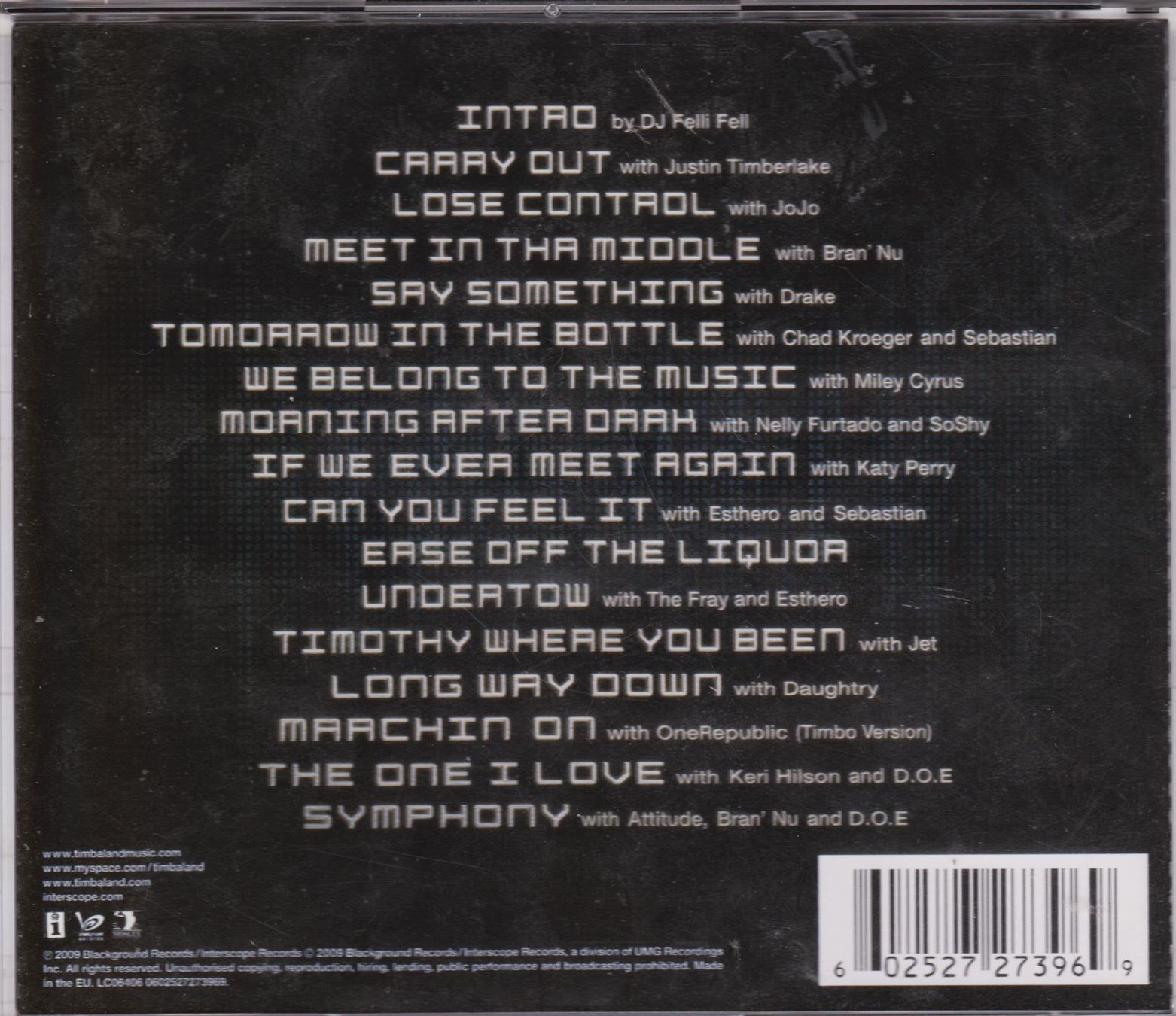 CDs: TIMBALAND - Shock Value II  (Rap-Pop CD) – Gebraucht aus Zürich von Vinyl 1