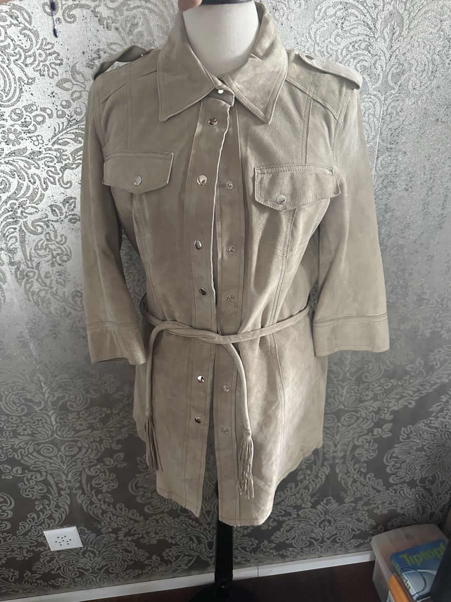 Camicette: Lederhemd lang, Jacke Gr. 36 - neu – Nuovo (secondo la descrizione) da Diepoldsau venduto da Soleil0425