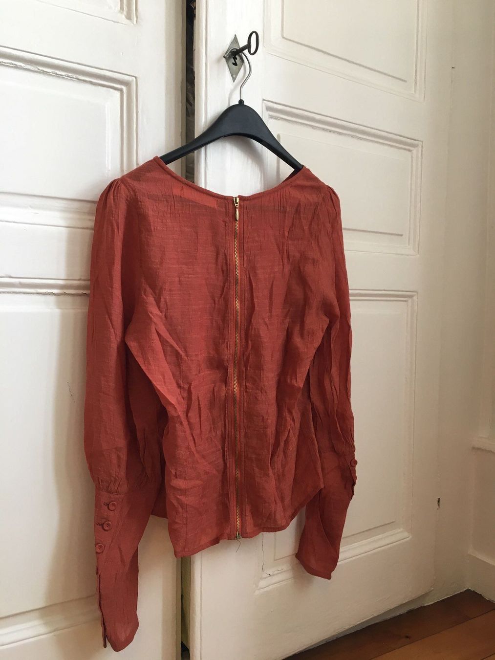 Top: Top in schönem braunrot – Usato da Zürich venduto da Chanelle07 1