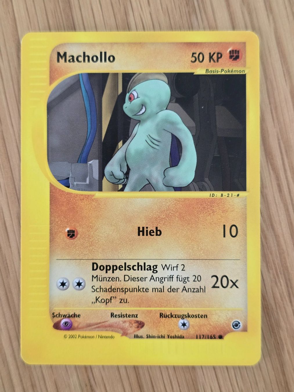 Pokémon Sammelbilder & Trading cards: Pokémon TCG Expedition Machollo – Neu (gemäss Beschreibung) aus Rotkreuz von Mahkoh