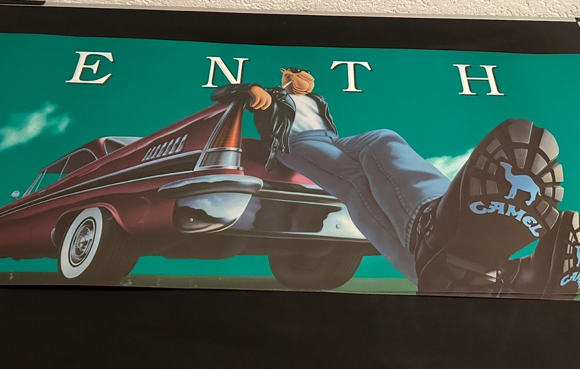 Tabac à priser: Joe Camel Menthol Poster – D'occasion à Schliern b. Köniz par Trebesch