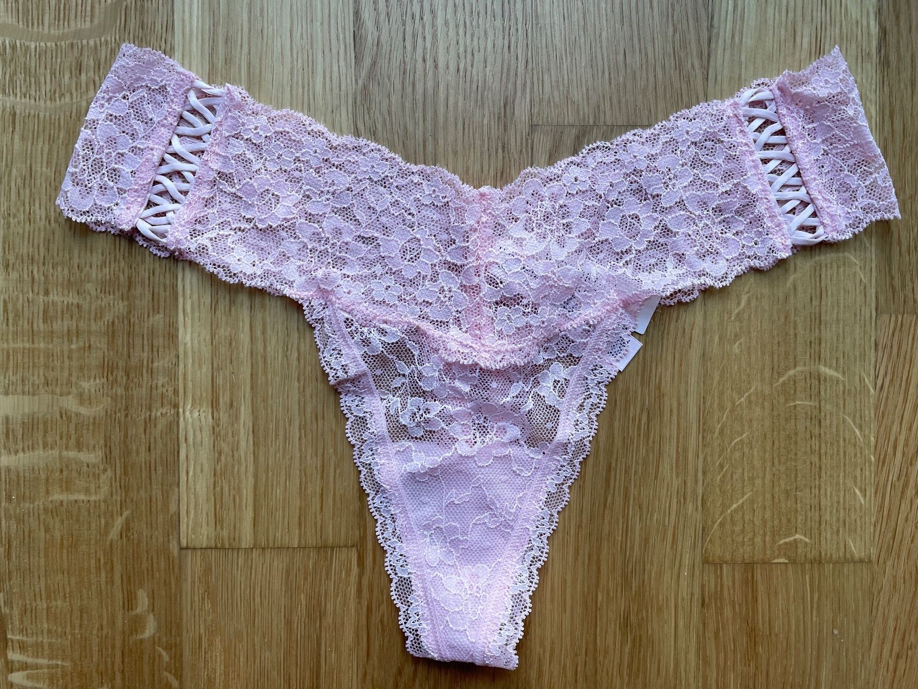Victoria’s Secret Double Lace Up Thong S NEW (Neu und originalverpackt