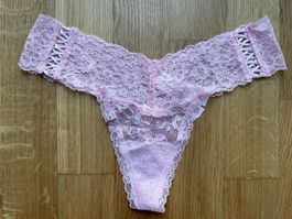 Victoria’s Secret Double Lace Up Thong S NEW