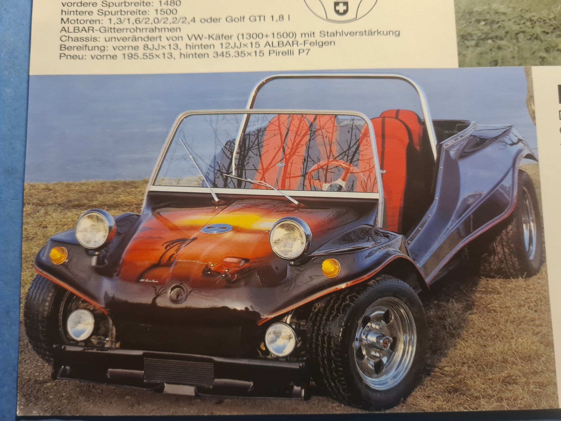 VW Documenti: ALBAR BUGGY VW KAFER PROSPECTUS VINTAGE – Usato da Bellevue venduto da BURGOLMANIA 2