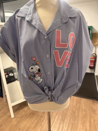 Lustige Snoopy Bluse Overside