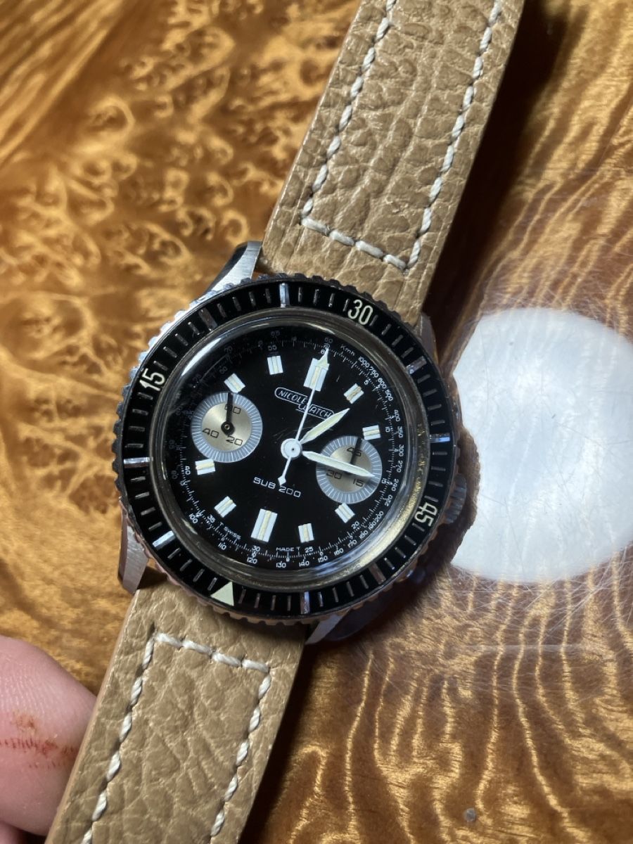 Uhren: Nicolet chronograph nos – Gebraucht aus Fulenbach von Goldeffect 2
