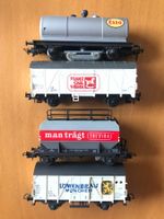 4x DB Güterwagen u.a. Franz Carl Weber
