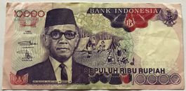 Indonesien 10‘000 Rupiah 1992