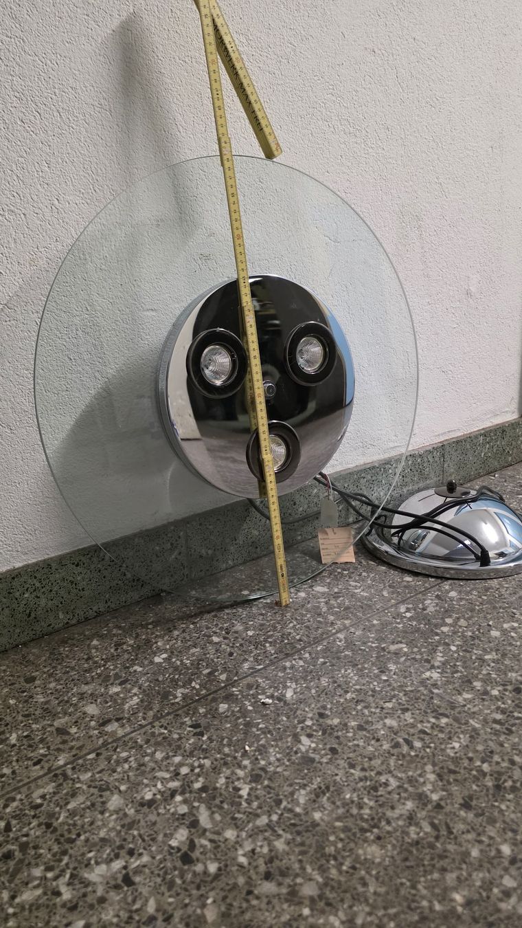 Lampadari & plafoniere: Hängeleuchte Glas Chrom 3 Lichter, gebraucht – Difettoso da Zürich venduto da anna.caterina 5