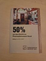 50% Rabatt Pharmaziemuseum Basel