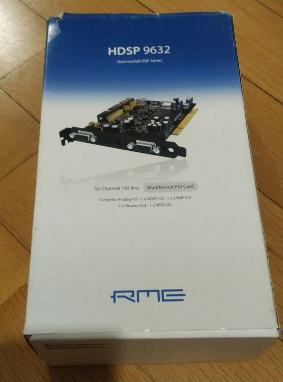 RME HDSP9632 PCI/PCIe Soundcard, wie NEU, Original verpackt (Neu und ...
