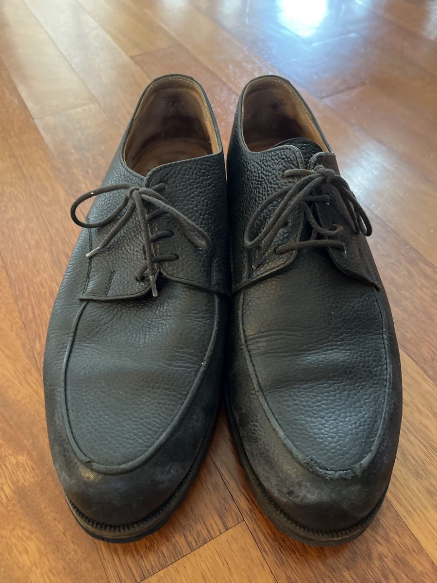 Scarpe da uomo: Wick Shoes Schwarze Halbschuhe Gr. 42.5 – Usato da zürich venduto da Fourstar0 1