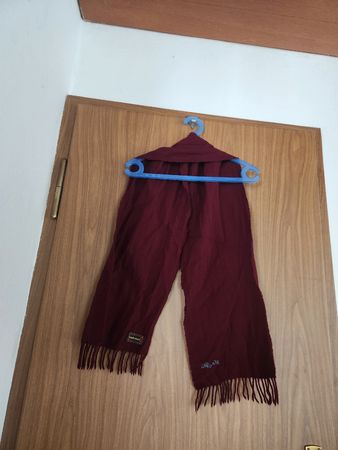 Foulard Lambswool 100% Laine Nouvelle Marque Van Gils Rouge