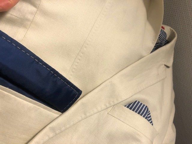 Maddison Giacche: Herren-Blazer, Maddison, 48, beige mit farbigem Futter – Usato da Hünenberg See venduto da dustein 6