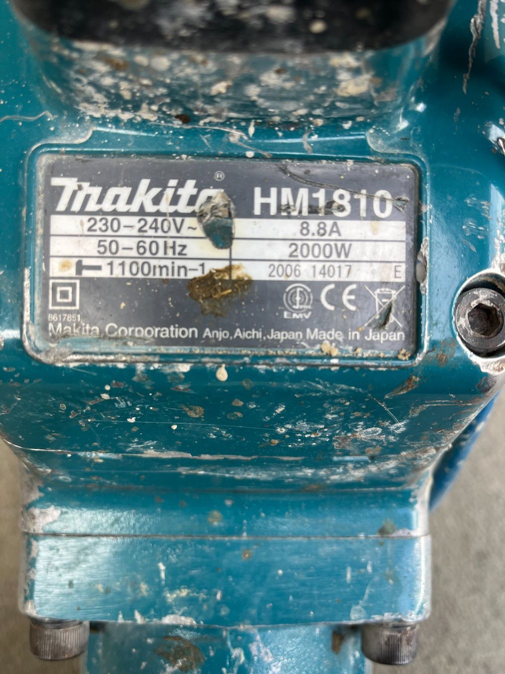 Makita Tutte le macchine: Abbruchhammer/Stemmhammer Makita HM1810 – Usato da Trogen venduto da pippo_9043 2