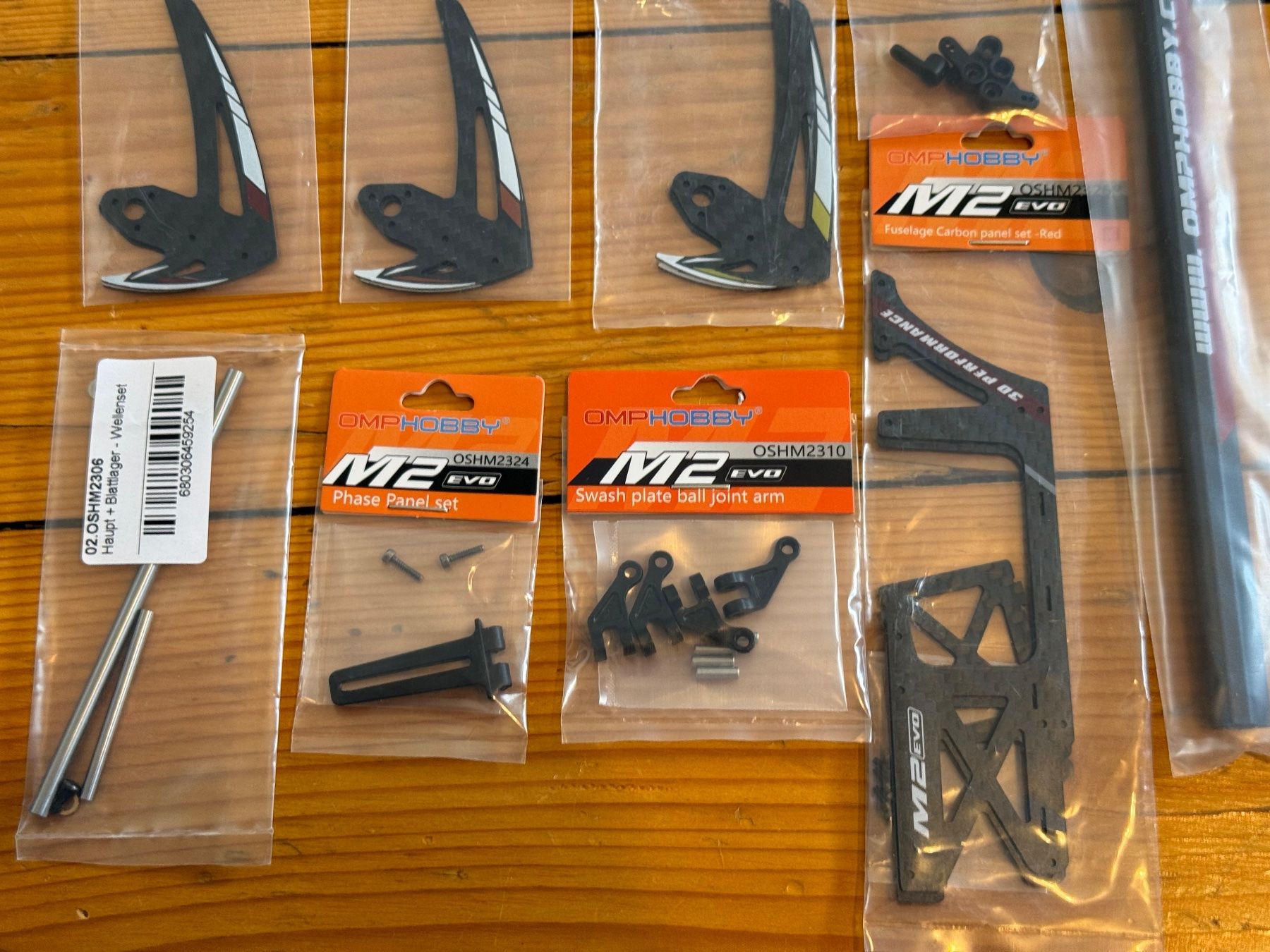 Omphobby RC Modellbau: OMP Hobby M2  Ersatzteilpaket, neu – Gebraucht aus Gümligen von kammmolch 2