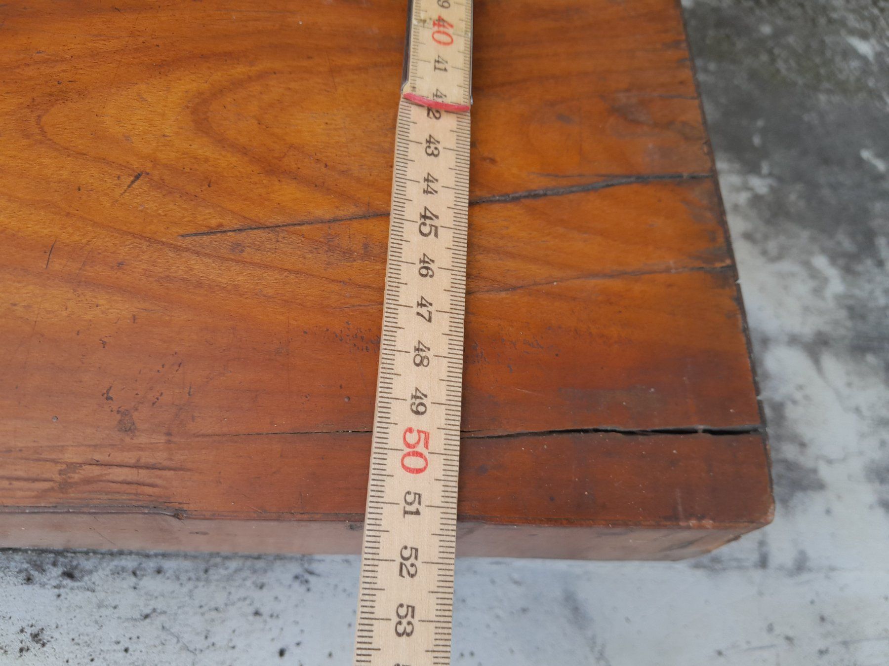 Servierplatten: Sehr grosses Vintage Serviertablet Holz – Gebraucht aus Männedorf von Bel-view 6