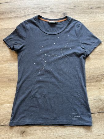 Damen T-Shirt Icebreaker Tour du Mont Blanc grau Grösse S