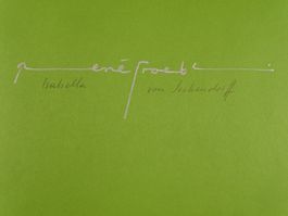 RENÉ GROEBLI: VIER HÄNDE -  SIGNIERT