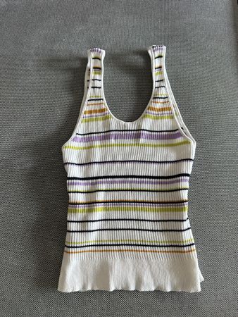 KOMODO gestreifter Tanktop 100% Bio-Baumwolle Gr. S/M