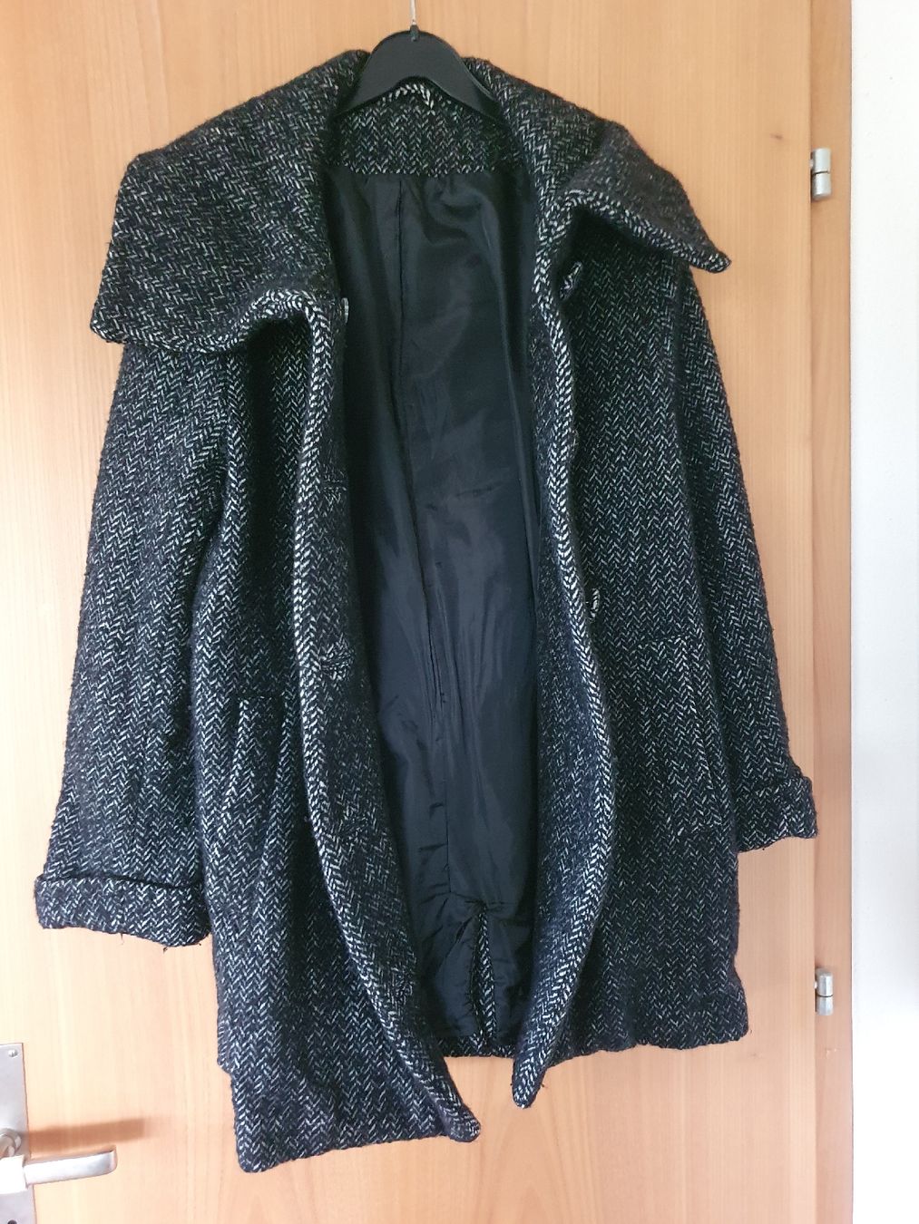 Cappotti: Wollmantel (Frühling/Herbst), grau – Usato da Seuzach venduto da man_w2dj 2