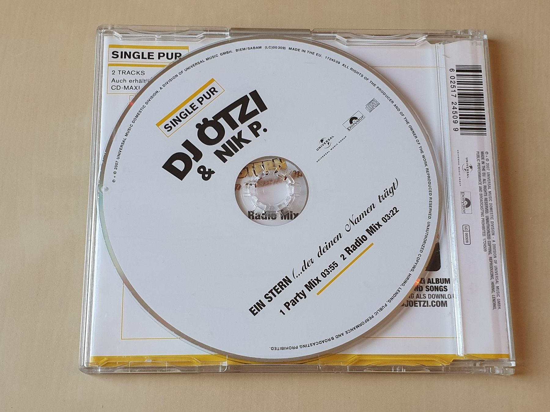 CDs: DJ Ötzi Ein Stern – D'occasion à Stansstad par collectorsshop 1