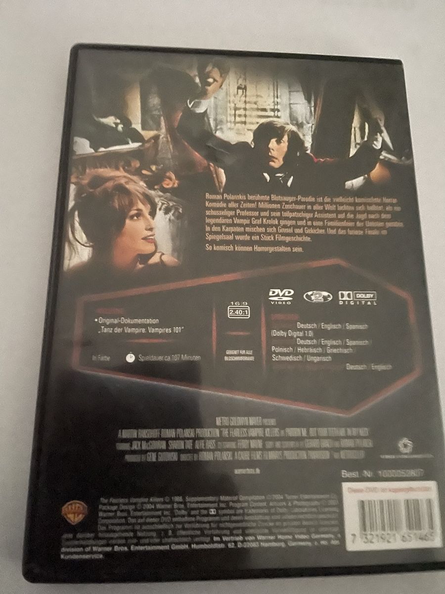Tutti i DVDs: Tanz Der Vampire – Usato da Winterthur venduto da Cobraforce 1