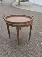 Tisch mit abnehmbarer Platte braun Oval Antik Stil