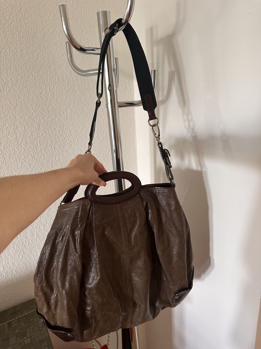Marni Borse da donna: Marni Handtasche braun Leder – Usato da Basel venduto da uyuni01 3