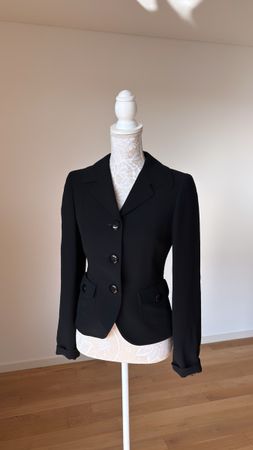 Max Mara Hosenanzug schwarz zweiteilig guter Zustand 34