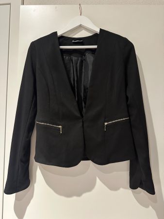 Schwarzer Blazer von Yessica, Grösse 34